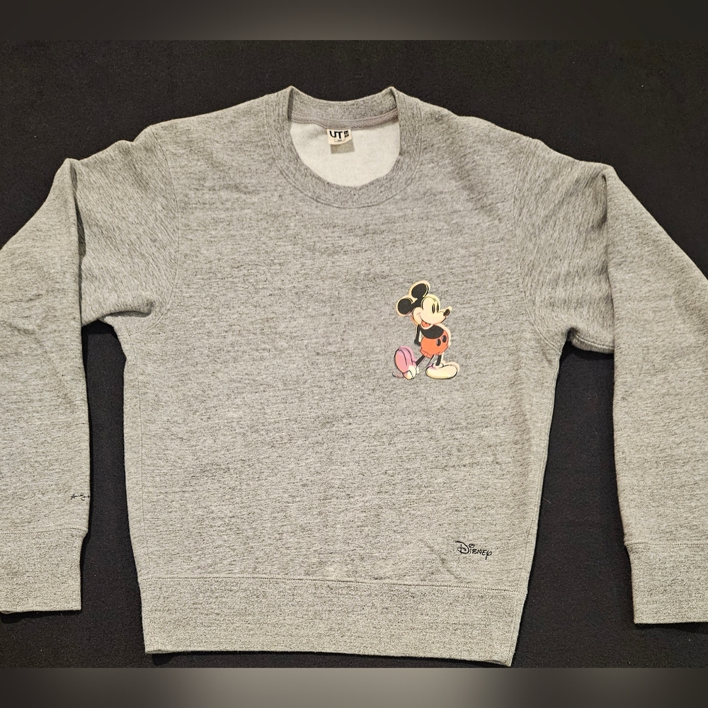 Uniqlo Disney Andy Warhol‎ gray Mickey Mouse Womens Size XXS